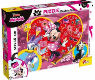 Listy Obojstranné puzzle 24el Minnie Mouse 73979