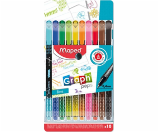 Maped Fineliner Graph Peps Deco 10 farieb MAPED