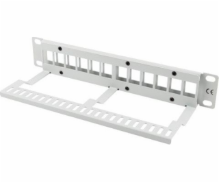 Lanberg PATCH PANEL PRÁZDNÝ 12 PORT 1U 10 S ORGANIZÉROM P...