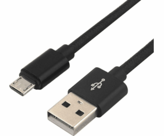 everActive cable micro USB 1m - Black braided quick charg...