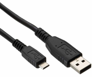 Kábel USB LAMA PLUS USB-A - microUSB 3 m Czarny