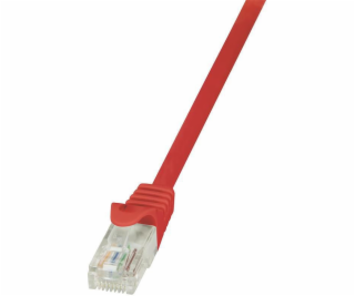 LogiLink Patchcord CAT 6 U/UTP EconLine, 5m, czerwony (CP...