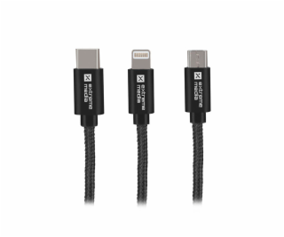 Kabel USB Natec USB-A - Lightning 1 m Czarny (NKA-1202)