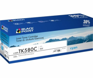 Toner Black Point LCBPKTK580C (azúrový)