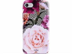 Puro Puro Glam Geo Flowers - Etui Iphone 8 / 7 / 6s / 6 (pink Peonies)