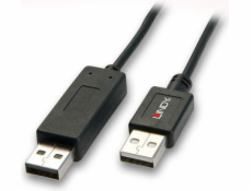 Lindy KVM kábel Smart Data Link USB AA 2.0 Lindy 42617 - 1m