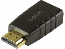 Adapter AV LogiLink HDMI - HDMI czarny (HD0105)