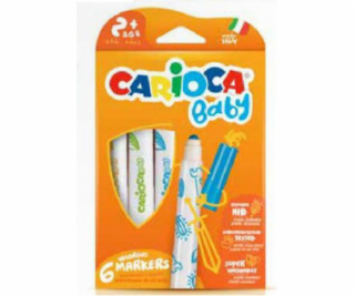 Carioca Maxi Baby fixky, 6 farieb (134325)