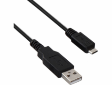 Akyga USB A-MicroB 1.0m/černá  