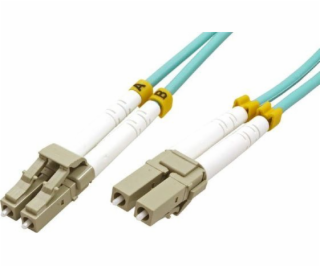 Optyczny Patchcord Multi mode (50/125), LC-LC/15m, niebie...