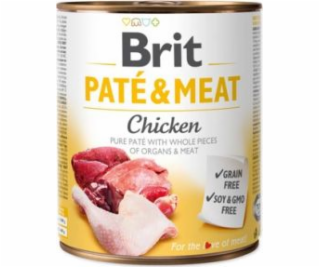 Brit Brit Pate & Meat Dog Chicken puska 800g