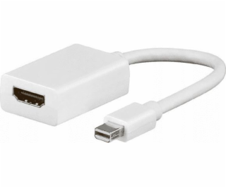 AV adaptér DisplayPort Mini - HDMI biely