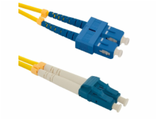 Qoltec Optic Patchcord SC/UPC - LC/UPC SM 9/125 G652D 2m (54032)