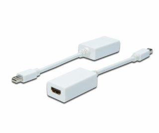 Adapter AV Digitus DisplayPort Mini - HDMI biały (AK-3404...