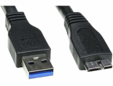 Kábel USB Logo USB-A - microUSB 2 m Czarny