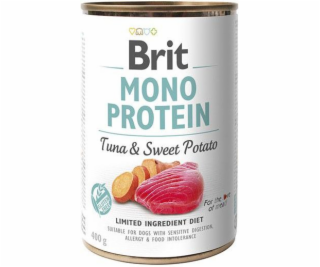 Brit Mono Proteín Tuna & potato puszka 400g