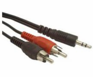 Kabel Gembird Jack 3.5mm - RCA (Cinch) x2 0.2m czarny (CC...