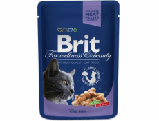 Brit Premium Cat Pouches with Cod Fish 100g