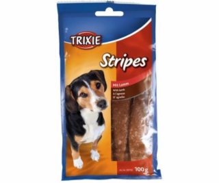 TRIXIE Stripes with lamb - Dog treat - 100g