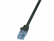 LogiLink RJ-45/RJ-45, kat.6A, U/UTP, czarny, 0.5m (CP3023U)