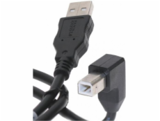 Kábel USB LAMA PLUS USB-A - USB-B 2 m Czarny