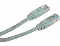 Patchcord UTP, Cat.5e, nieekranowany, 15m, szary