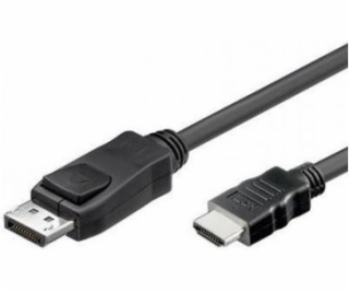 Kábel Techly DisplayPort - HDMI 1m czarny (ICOC-DSP-H12-010)