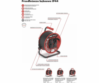 Acar Acar predlžovací kábel M01952 30m čierny