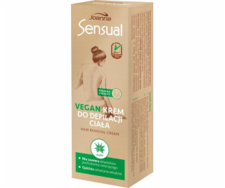 Joanna Sensual telový depilačný krém vegan aloe 100g