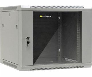 Závesná skriňa NetRack 19, 9U/600x600mm - šedá, presklené...