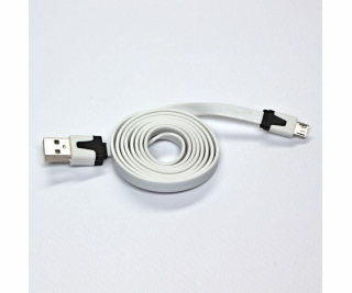 USB USB A -> Micro USB (M/M) biela 1M