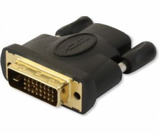 AV Techly HDMI adaptér - DVI-D čierny (IADAP-DVI-HDMI-F)