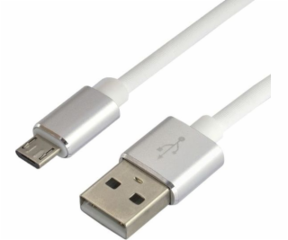 everActive cable USB 1m - White silicone quick charge 2 4...