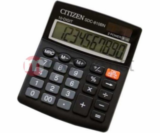 CITIZEN CALCULATOR SDC-810NR OFFICE 10-DIGIT 127X105MM BLACK