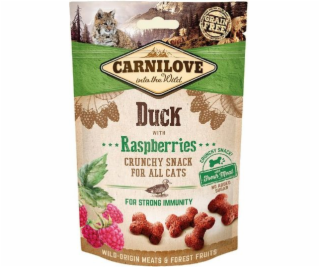 CARNILOVE Crunchy Snack Duck & Raspberries - Cat treat wi...