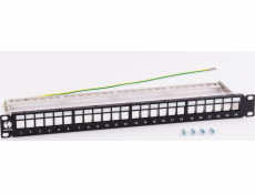 NetRack Patch panel 19 24x slot Keystone FTP (104-21)