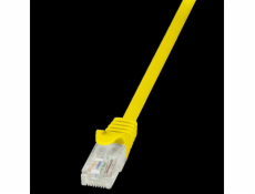 LogiLink CAT 5e Patchcord U/UTP Żółty 0.25M (CP1017U)