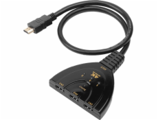 Techly 3-port HDMI Switch 3x1 4K*30Hz Pigtail