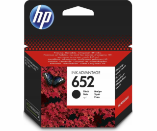 HP 652 originální inkoustová kazeta černá F6V25AE Cart No...