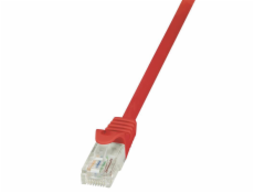 LogiLink Patchcord CAT 6 U/UTP EconLine, 1m, czerwony (CP2034U)