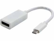 USB adaptér USB (3.1) adaptér, USB C (3.1) M-DisplayPort F, 0, biely, 4K2K@30Hz