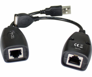 Techly USB kábel USB Extender až 50 m cez sieťový kábel RJ45