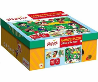 Lisciani LUDATTICA ANIMATED PUZZLE WORLDS CHILDREN