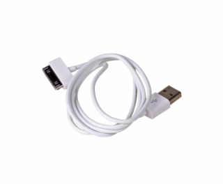 Kabel USB Akyga USB-A - Apple 30-Pin 1 m Biały (AK-USB-08)