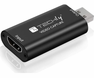 Adapter USB Techly USB - HDMI Czarny  (I-USB-VIDEO-1080TY)