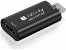 Adapter USB Techly USB - HDMI Czarny  (I-USB-VIDEO-1080TY)