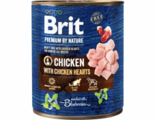 Brit Brit Premium By Nature Chicken & Hearts puszka 800g