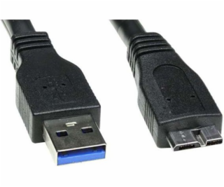 Kábel USB LAMA PLUS USB-A - microUSB 2 m Czarny