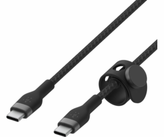 Belkin kabel USB-C s konektorem USC-C,3M černý pletený