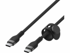 Belkin kabel USB-C s konektorem USC-C,3M černý pletený